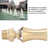 Brass Ice Tower Cedar Water Fountain Nozzle Spray Head Adjustable