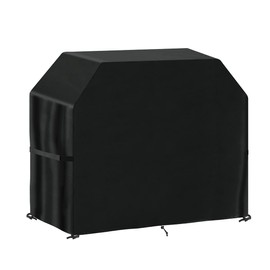 SanGlory Barbecue Cover, Gas Grill Protective Cover, Waterproof Oxford Fabric, BBQ Cover, Dustproof Grill Tarpaulin, Grill Protection for Brinkmann, Char Broil and Holland (117 x 66 x 117 cm)