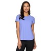 RBX Active Women's Workout Top with Mesh Panels, Crewneck Relaxed