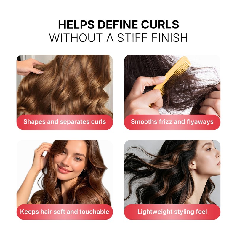 Karseell Curl Defining Cream for Wavy, Curly and Coily Hair,