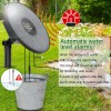CIRYASR 50ft Solar Drip Irrigation Automatic Watering System 2200mAh Battery