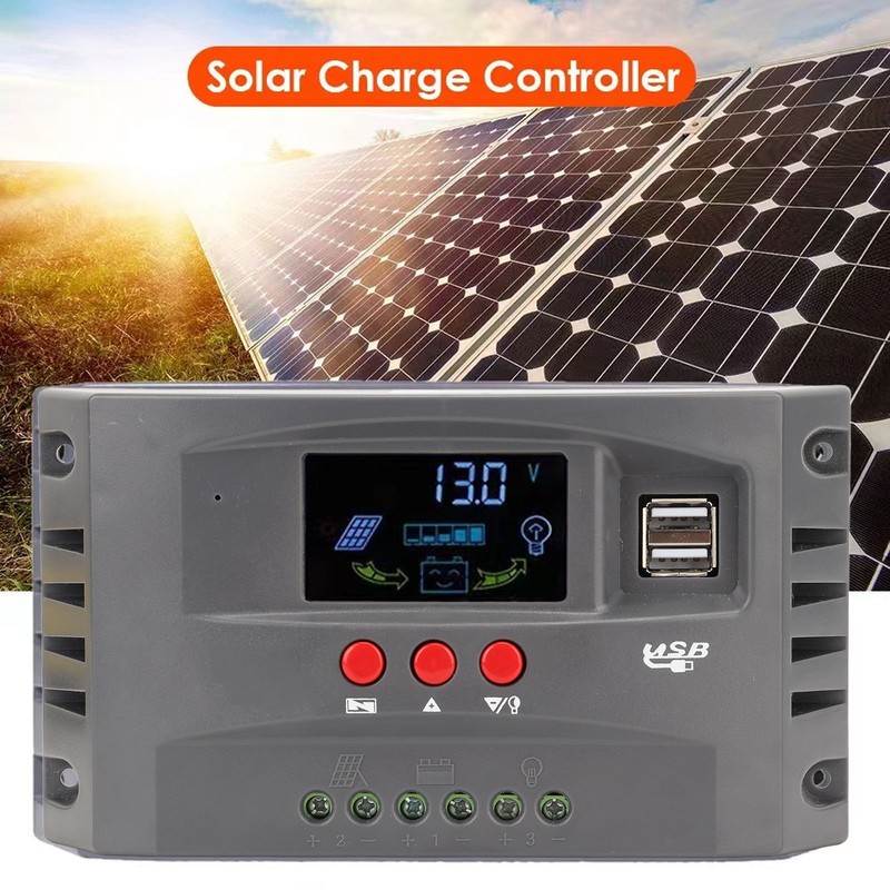 Solar Charge Controller MPPT Tracking Charging 12V 24V Automatic Adaptation