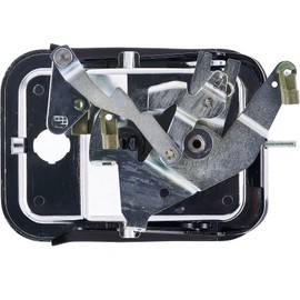 Performance PFM-841717 Exterior Door Handle, Front, Driver Side, Metal Chrome, Sold Individually for 1991-2009 Freightliner Classic XL FL112 FLD112 FLD120