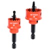 Armeg 20mm & 25mm Acceler8% Sheet Steel Holesaw Twin Pack