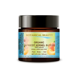 ORGANIC APRICOT KERNEL OIL BUTTER Australian. 100 % Natural / VIRGIN / UNREFINED / RAW. 4 Fl.oz.- 120 ml. For Skin, Hair and Nail Care.