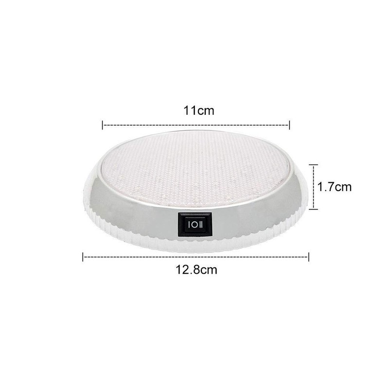 12V 46LED Roof Ceiling Interior Light Camper Van Boat Caravan