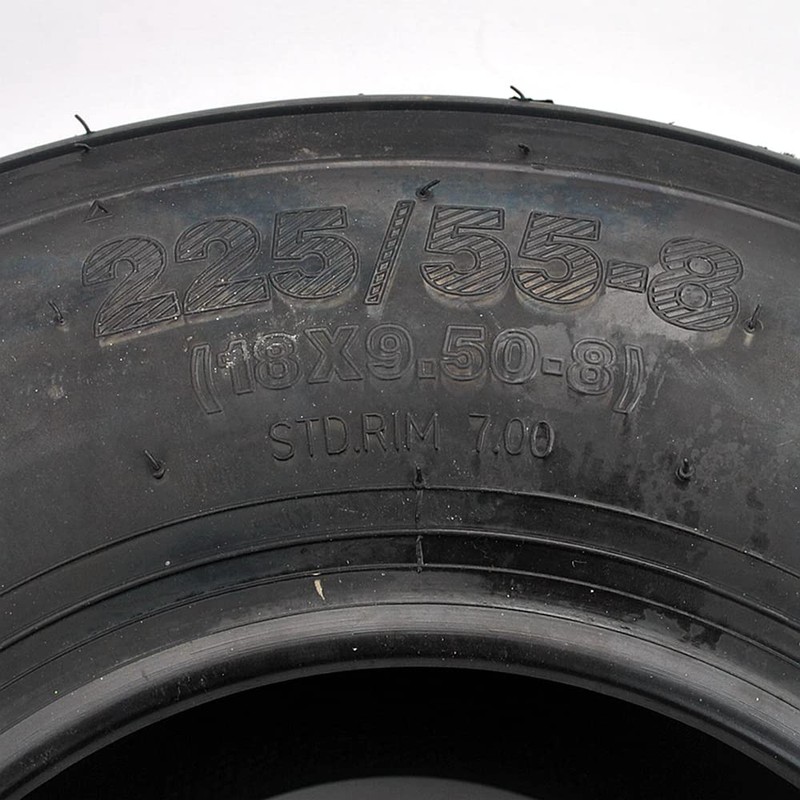 18X9.50-8 Electric Scooter Tire 225/55-8 Vacuum Thickened City Fat Straight
