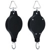 KINGLAKE 2 Pcs Retractable Hanging Basket Pulley System, Hanging Basket