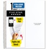 Five Star Spiral Notebook + Study App, 1 Subject, College