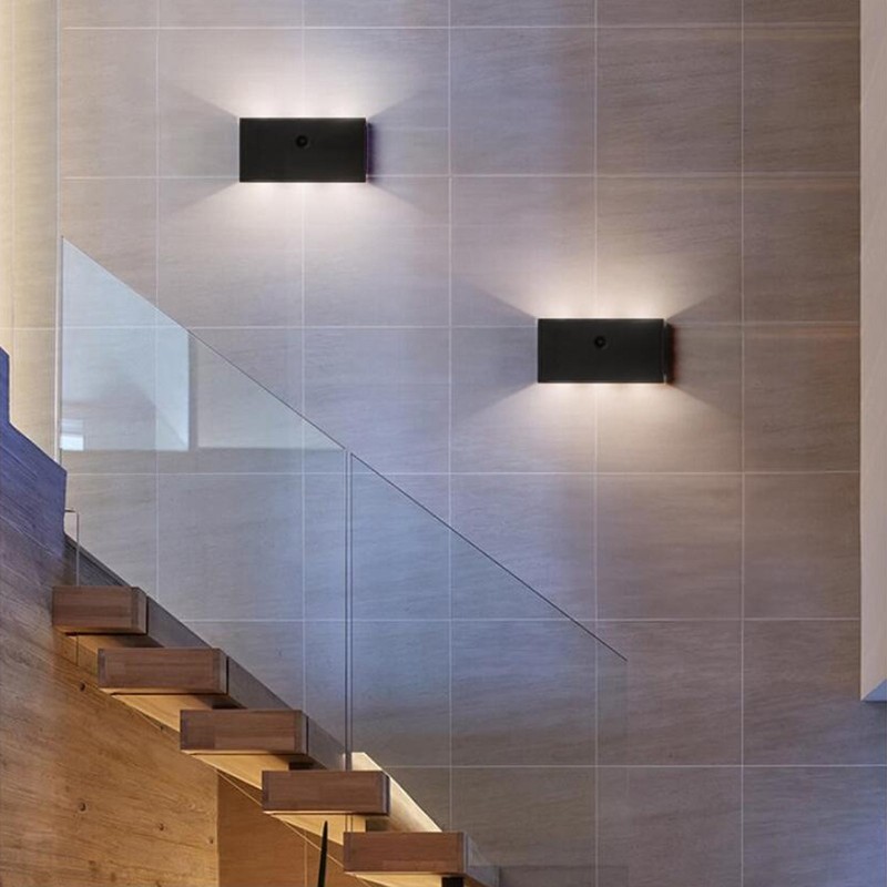 Modern LED Wall Light Motion Sensor Rechargeable Magnetic Up and
