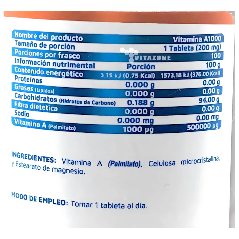 Suplemento Cápsulas Vidanat Vitamina Minerales Vitaminas Frasco 100g