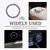 Gasedin Car Engine Start Stop Decoration Ring, Sparkling Crystal Vehicle
