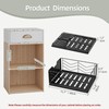 NETEL Pull Out Cabinet Organizer, 4 Pack No Drill Slide