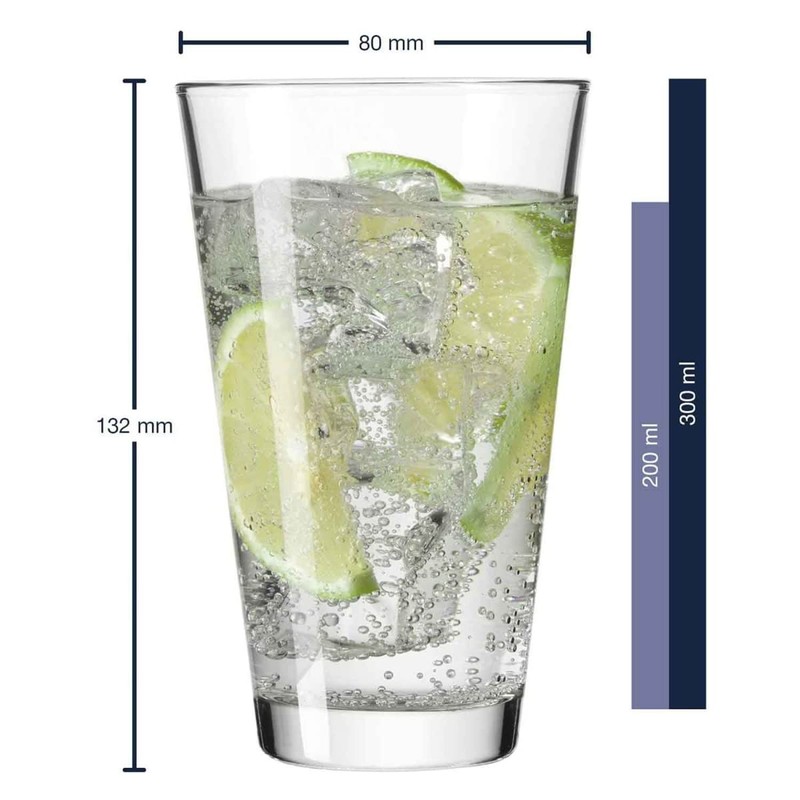 GRAVURZEILE Leonardo Water Glass with UV Print - in Anti-Stress
