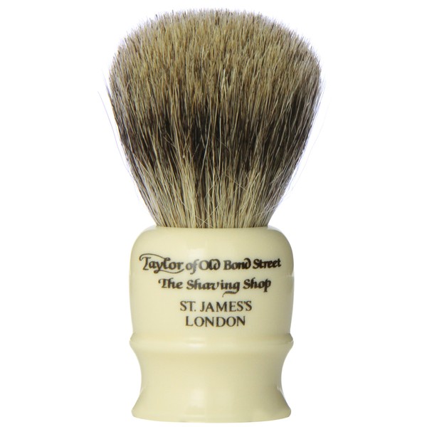 Taylor of Old Bond Street Travel Pure Badger Shaving Brush in Case