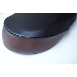 Made in Japan, thick synthetic leather. TODAY Custom Design Seat Covers, Easy to Install, Slip-On, AF61/AF67 Honda Today (Black/Dark Brown)