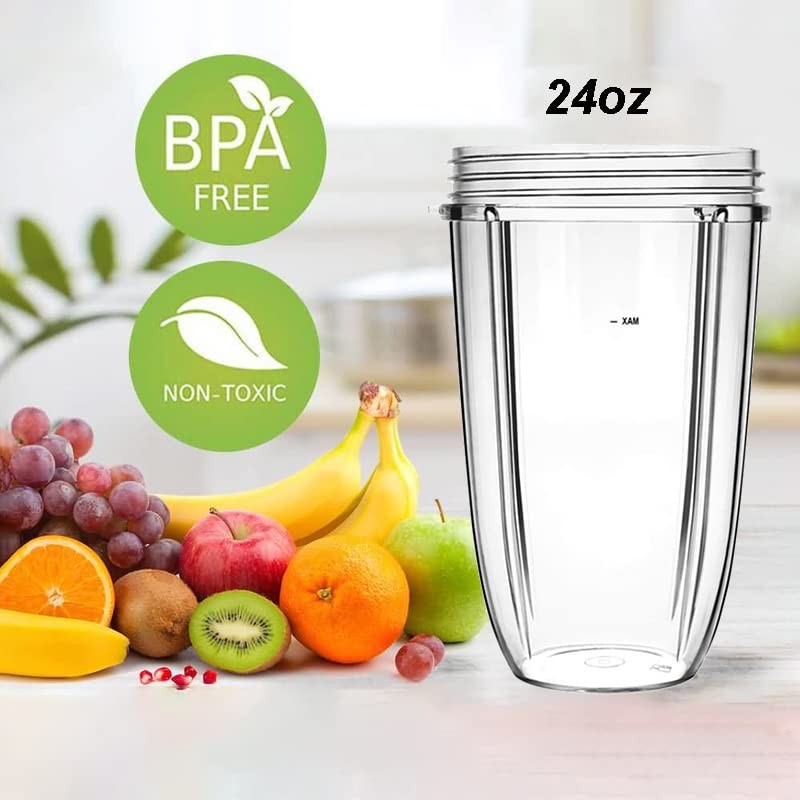 Zuikn 24 oz Tall Cup Blender Replacement Cup Compatible for