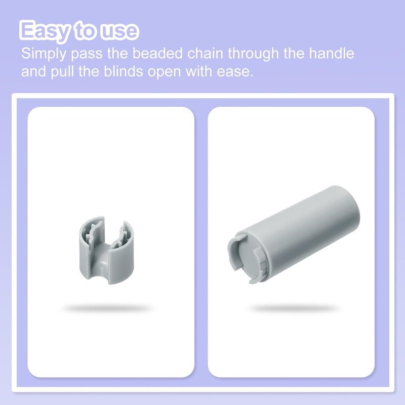 sourcing map 8Pcs Cord Knobs, 75mm Window Blind Tassels Plastic