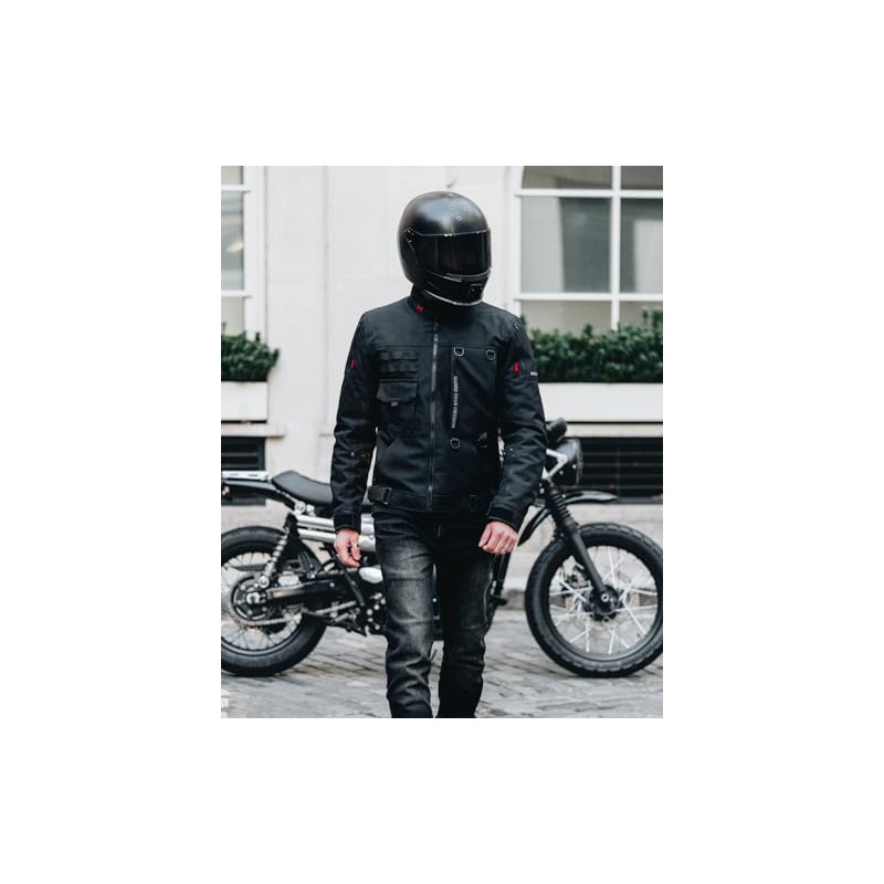 RIDEIRON CE Class A Men's Winter Motorcycle Jacket with Shoulder