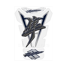 Moto Graphics Tank Pad WHT/GRY/SIL GSX1300R Hayabusa 21- MT-TS037WN