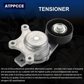 ATPPCCE 38485 Belt Tensioner Assembly With Pulley For 07-20 F-ord Fusion/Taurus/Edge/Explorer/Flex/Taurus X L-incoln Continental/MKS/MKZ/MKT/MKX M-azda 6/CX-9 M-ercury Sable OE#89603 7T4Z6B209AA