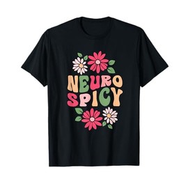 Neurospicy Retro Flower T-Shirt
