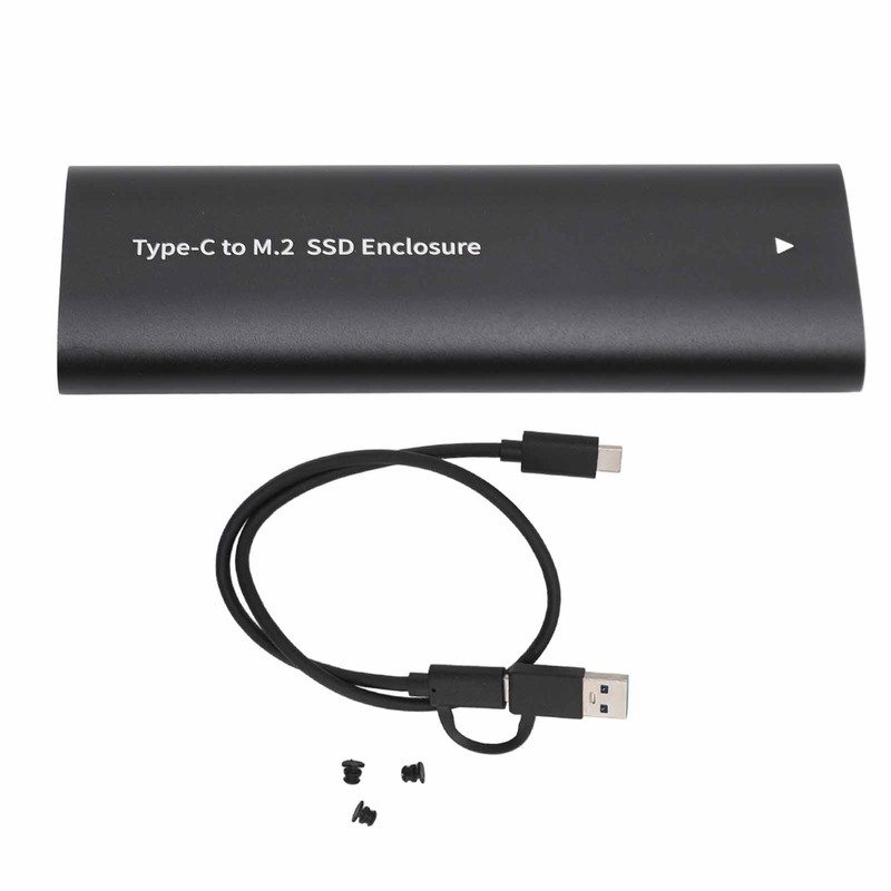 M.2 SATA Hard Drive Enclosure 5Gbps High Speed Tool Free