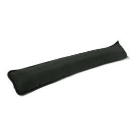 Plain Draught Excluder Decorative Door Window Draft Guard Insulator Energy Save (blk)