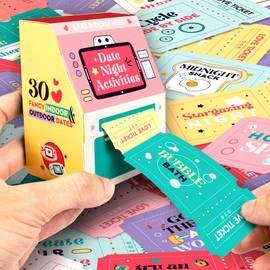 STOFINITY Couples Games Date Night Activities - Couple Date Ideas, Date Night Games Card Funny Couple Gifts, for Boyfriend Girlfriend, Unique Wedding Presents for Newlyweds