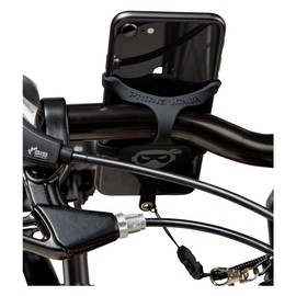 Manbi Phone Ninja anti-slip phone holder for bike handlebars, skiing, snowboarding, fits most phones