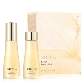 Sum 37 Degrees Secret Essence Mist + Refill, 60ml, 2 pcs / 숨37도 시크릿 에센스 미스트 + 리필, 60ml, 2개