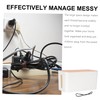 TEHAUX Delicate Wear Resistant Cable Storage Box Durable Desktop Wire