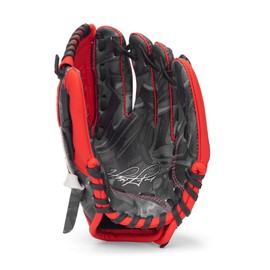 Ortiz34 9" Graffiti T-Ball Glove- David Ortiz Graffiti Youth Baseball Glove- Right Hand Throw, Easy to Close, No Break-in Needed, Lightweight, Made for Youth