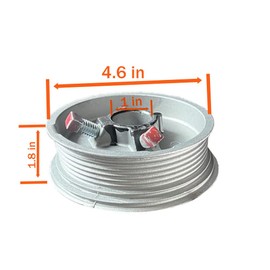 Garage Door Cable Drums Replacement Up to 8 feet High Doors 400-8 - One Pair(Left and Right)