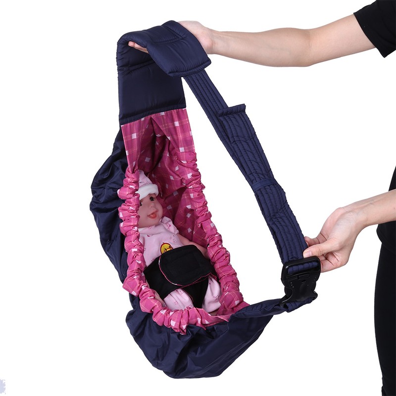 1Pc Adjustable Side Carry Economic Newborn Baby Wrap Carrier Front