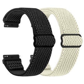 TumpCez - Quick Release Elastic Nylon Watch Straps - Band Width- 16mm 18mm 19mm 20mm 22mm 24mm Watch Straps -Choose Colour & Width