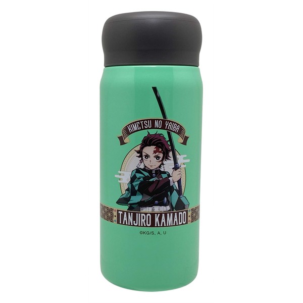 OSK Demon Slayer SBR-200B Direct Stainless Steel Bottle, Tanjiro Pattern