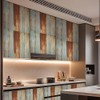 VGHUYEVOGERE Peel and Stick Rustic Wall Texture Galvanized Metal Panels
