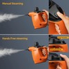 TICYACK Handheld Steam Cleaner, 500ML & Continuous Steam, 16 PCS,