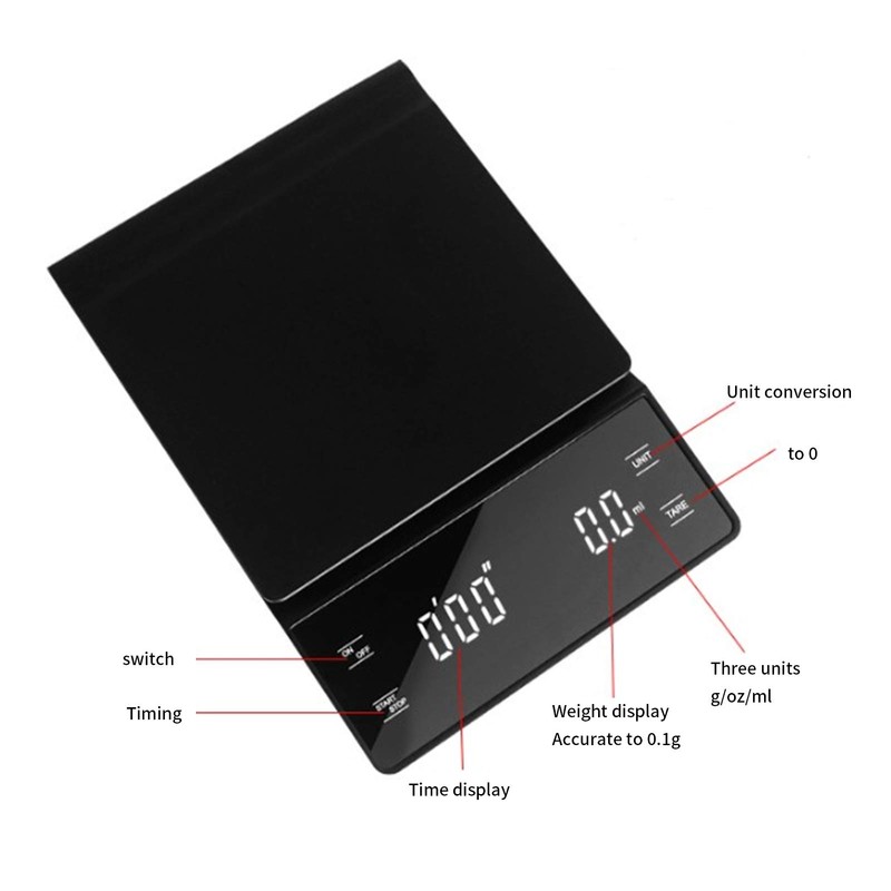 Coffee Scale, Koffieweegschaal Met Timer, Acaia Kaffeewaage, Digital Coffee Scale
