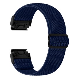 TumCez 22mm Quickfit Watch Straps for Garmin Fenix 8 47mm/Fenix E 47mm/Fenix 7/Fenix 7 Pro/Fenix 6/Fenix 6 Pro/Fenix 5/Fenix 5 Plus/Epix Gen 2 Strap,Elastic Nylon Bands for Approach S62/S60