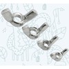 M5 Wing Nuts Marine Grade in A4 Stainless Steel 316