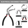 BOXOB Automotive Electrical Disconnect Zange, Gerade & 60° Gebogene Elektrische