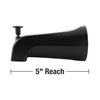 Danco 11079 Tub Spout, Matte Black