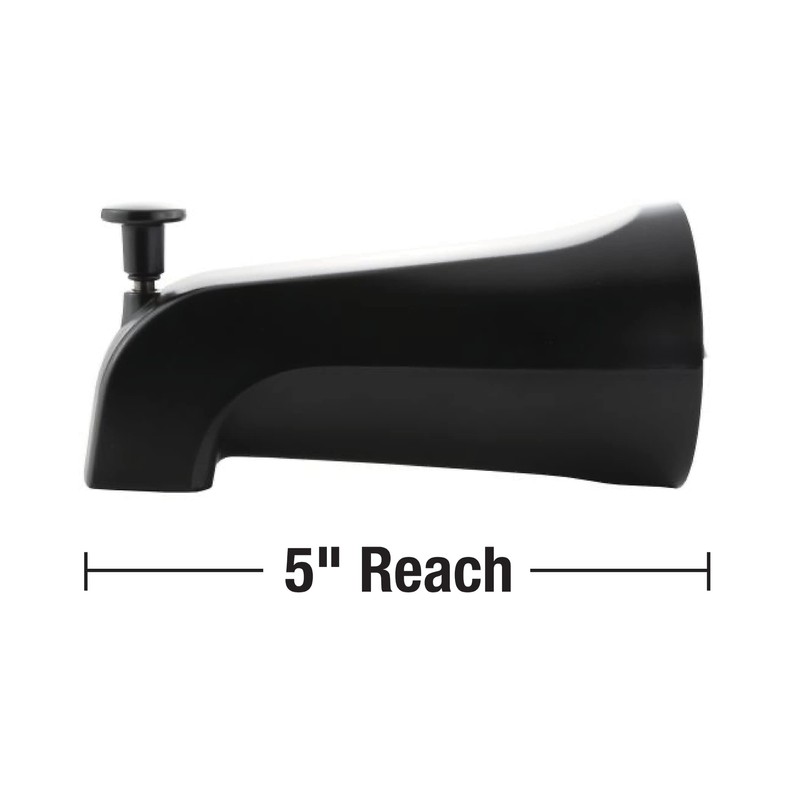 Danco 11079 Tub Spout, Matte Black