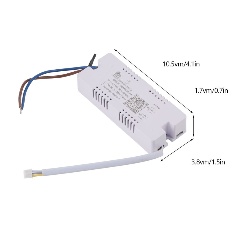 LOCADENCE LED Driver, 2.4G Stepless Dimming Color, Voice Control APP