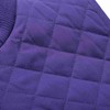 Bienzoe Women Quilted Casual Vest: Lightweight Sleeveless Jacket Purple L