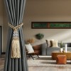 HedongHexi Curtain Tiebacks with Tassel, Outdoor Elegant Decorative Curtain Holdback,Modern