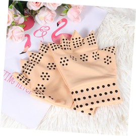 Baluue Rthritis Gloves Half-finger Magnetic Therapy Anti-slip Pressure Relief for Joint Support Comfort