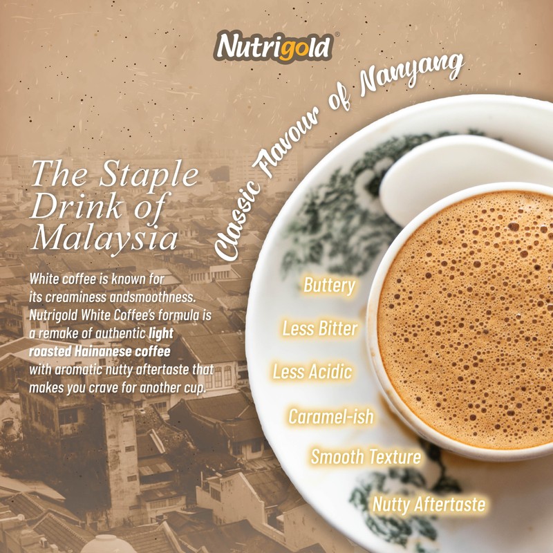 Nutrigold [Bundle of 6] NUTRIGOLD White Coffee 2 in 1
